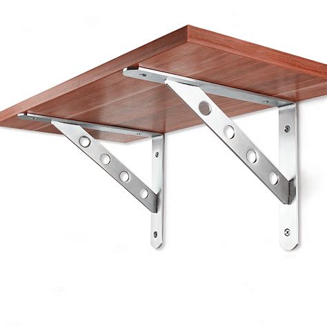 bare metal shelf brackets|metal brackets for wall shelves.